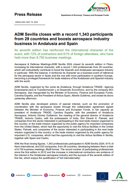 Press release ADM Sevilla april